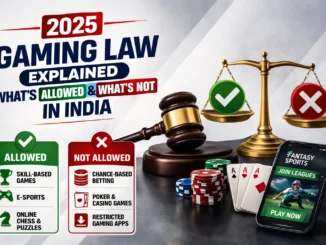 2025 Gaming Law Explained What’s Allowed & What’s Not in India