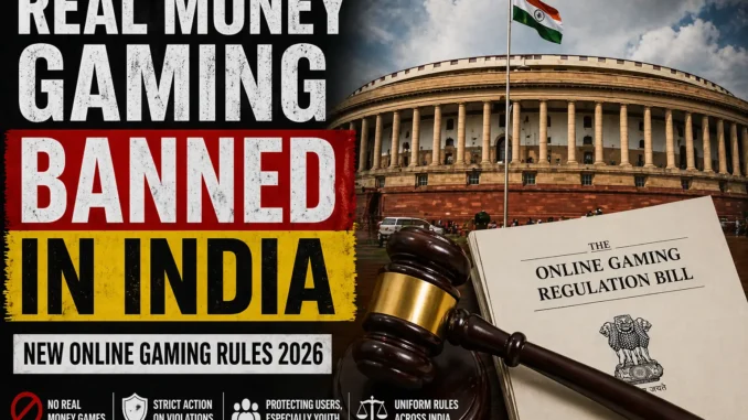 Online Gaming Act in India