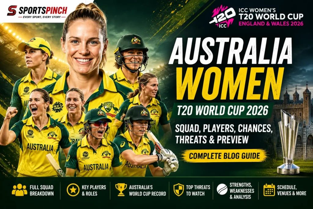 Sophie Molineux Australia Women captain T20 World Cup 2026 poster