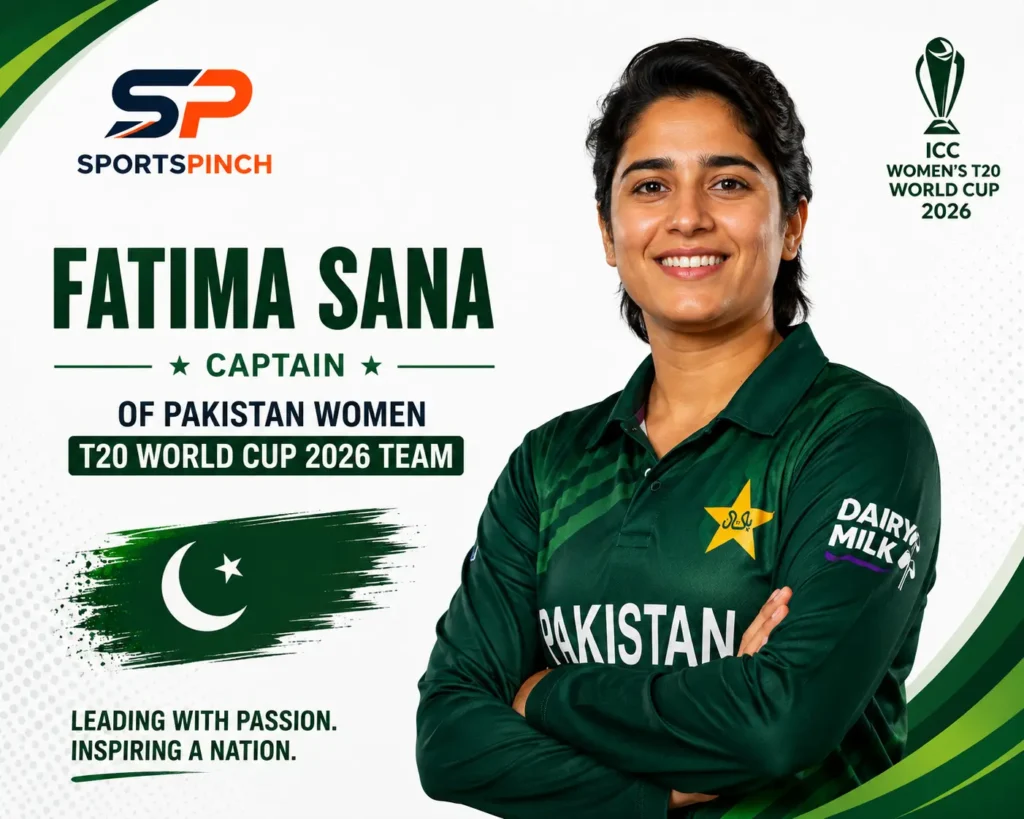 Fatima Sana – Captain of Pakistan Women T20 World Cup 2026 Team
