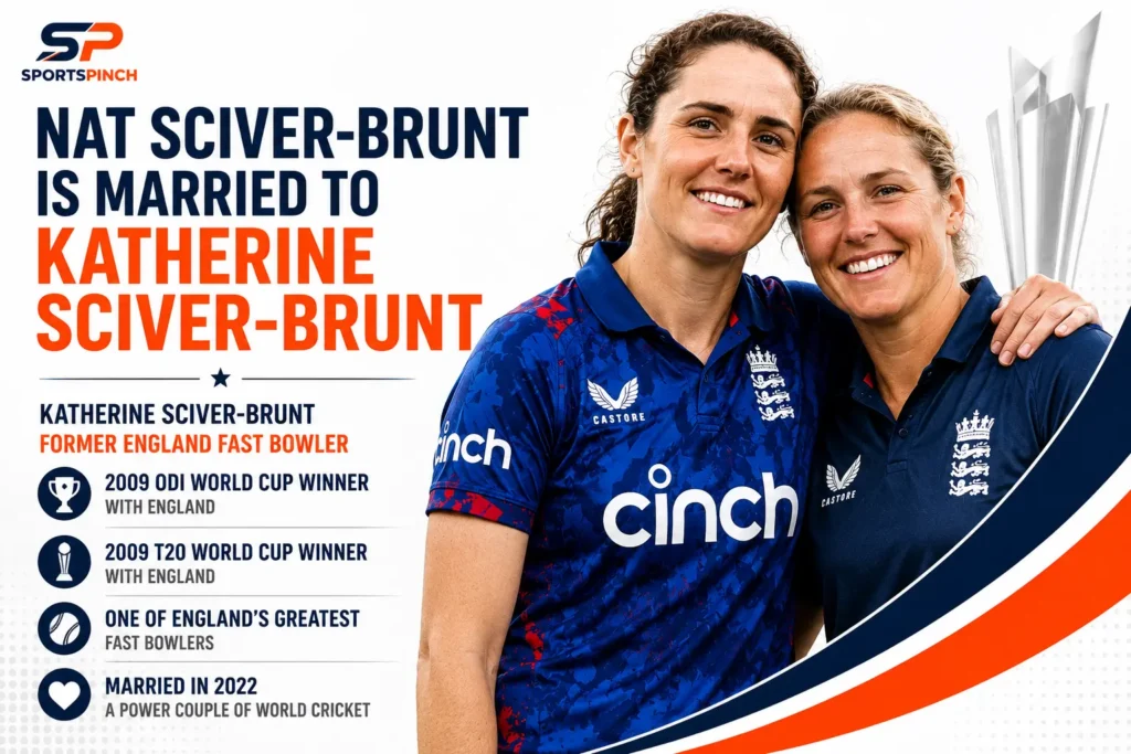 Nat Sciver-Brunt is married to Katherine Sciver-Brunt a former England fast bowler.