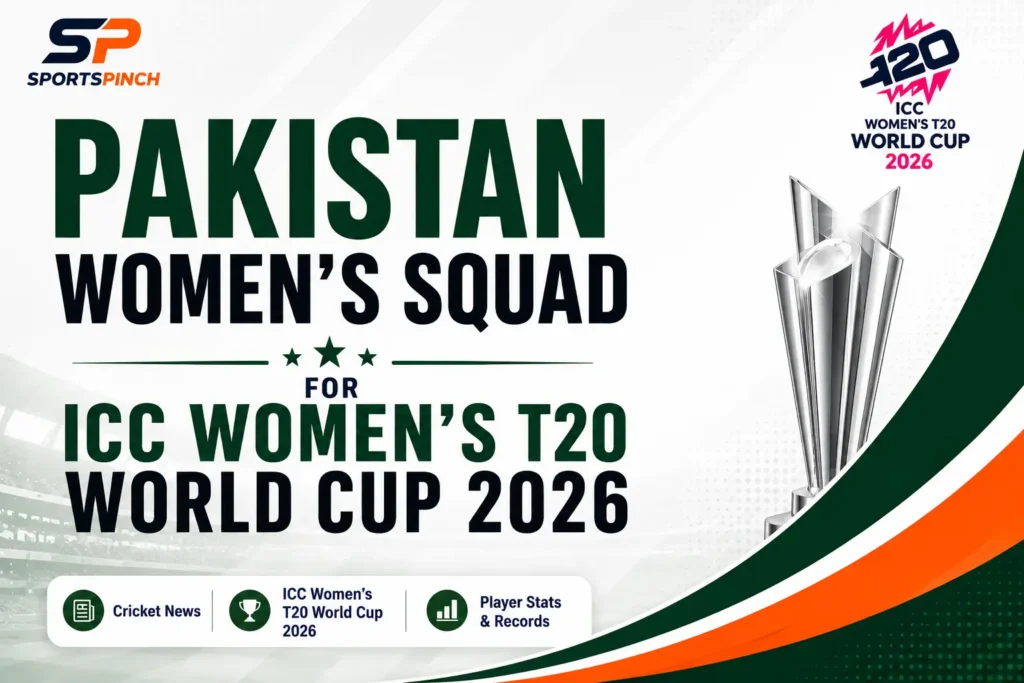 Pakistan Women's Squad for ICC Women's T20 World Cup 2026 – Full Players List