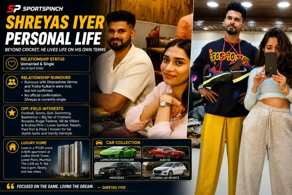 Shreyas Iyer Personal Life and Relationships