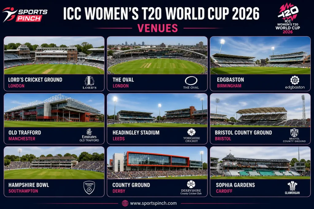 top venues for Women’s T20 World Cup 2026