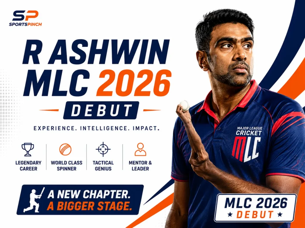 R Ashwin MLC 2026 Debut