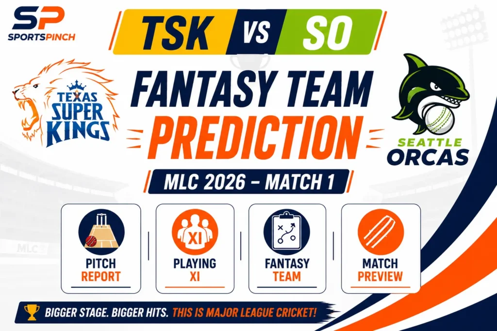 TSK vs SO Fantasy Team Prediction MLC 2026 Match 1