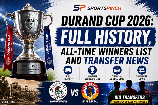 Durand Cup 2026 trophy with full history, all-time winners list, transfer news, Mohun Bagan vs East Bengal
