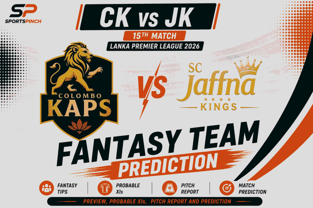CK vs JK Head to Head Record Colombo Kaps vs Jaffna Kings T20 Record