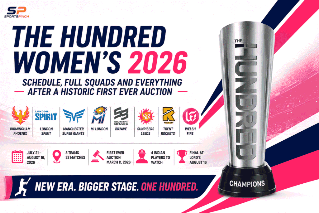 The Hundred Women's 2026 Schedule, Full Squads