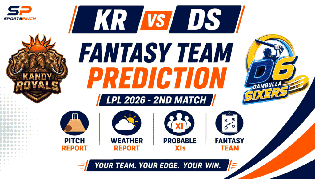 KR vs DS Head to Head Record Kandy Royals vs Dambulla Sixers T20 Record