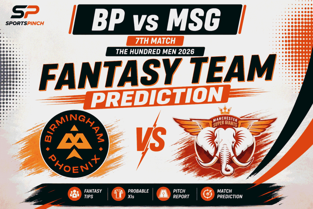 BP vs MSG Head to Head Record Birmingham Phoenix vs Manchester Super Giants The Hundred Men Record