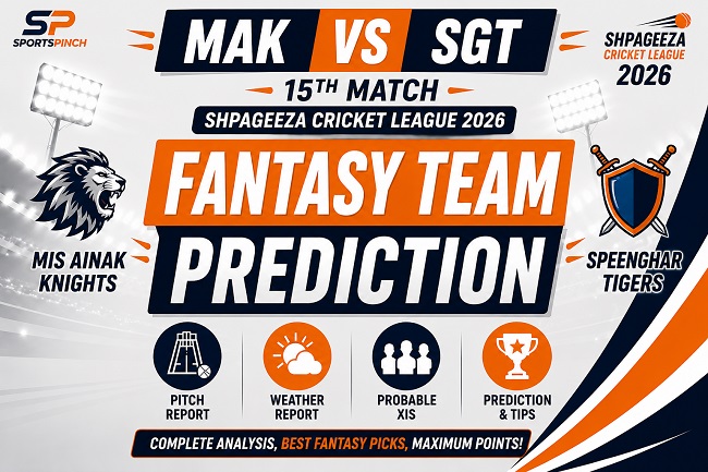 MAK vs SGT Head to Head Record Mis Ainak Knights vs Speen Ghar Tigers T20 Record