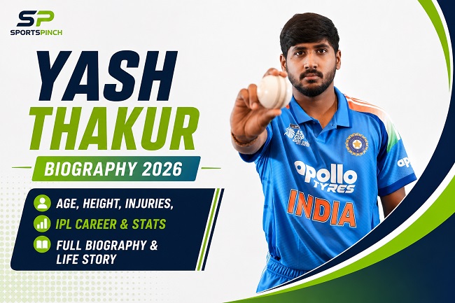 Yash Thakur Biography 2026 – Age, Height, IPL Career, Stats and Full Story