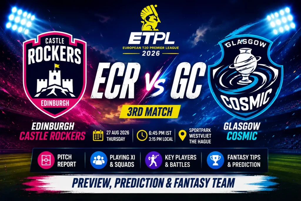 ECR vs GC Fantasy Team