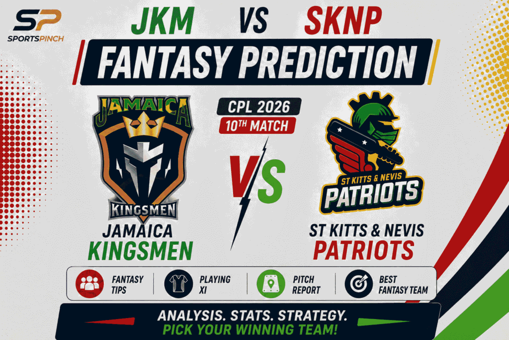 JKM vs SKNP Head to Head Record Jamaica Kingsmen vs St Kitts & Nevis Patriots T20 Record