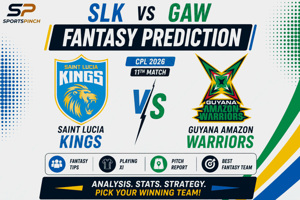 SLK vs GAW Head to Head Record St Lucia Kings vs Guyana Amazon Warriors T20 Record