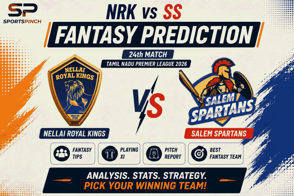 NRK vs SS Head to Head Record Nellai Royal Kings vs Salem Spartans T20 Record