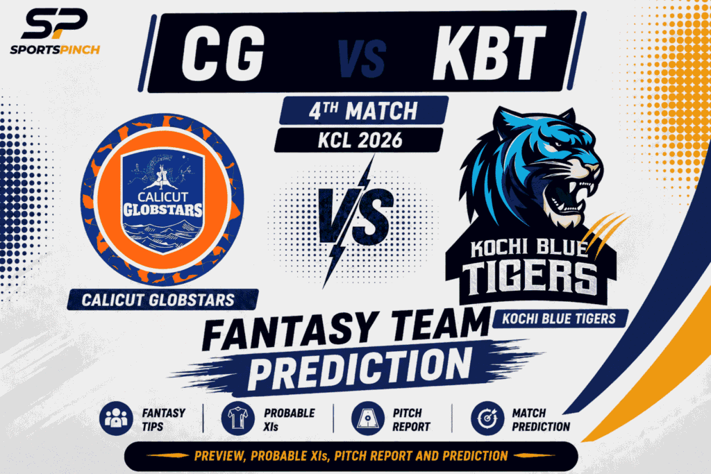 CG vs KBT Head to Head Record Calicut Globstars vs Kochi Blue Tigers T20 Record