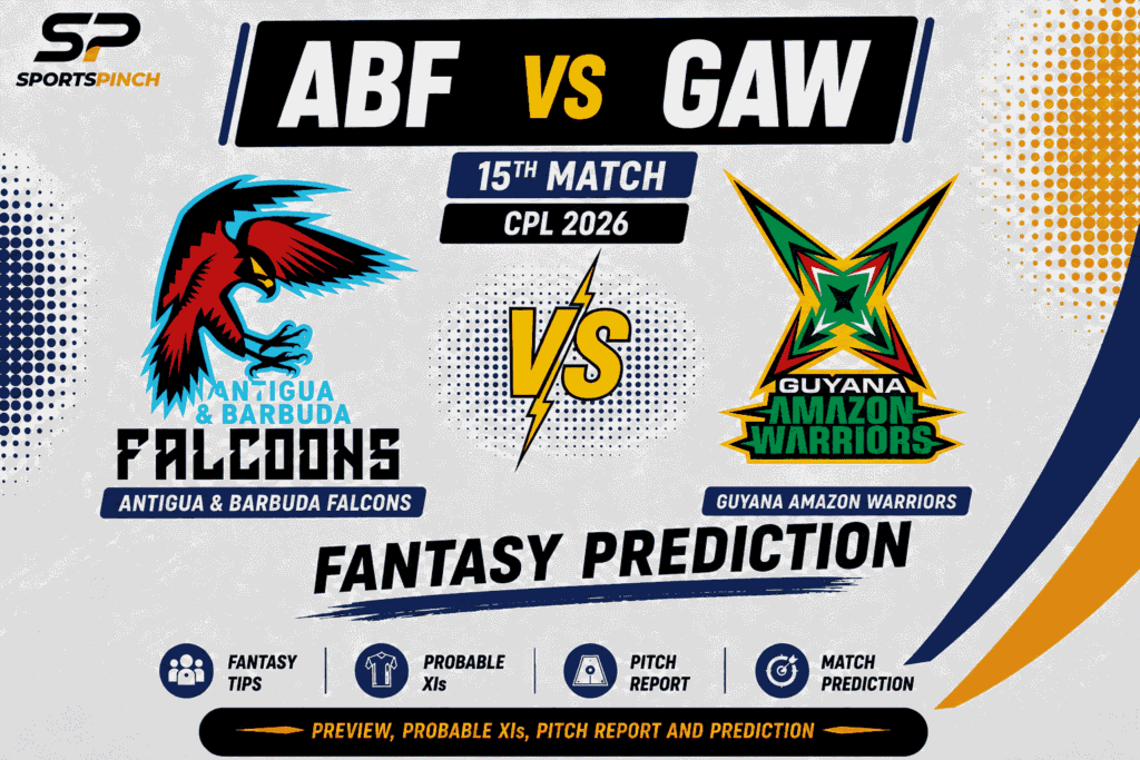 ABF vs GAW Head to Head Record Antigua & Barbuda Falcons vs Guyana Amazon Warriors T20 Record