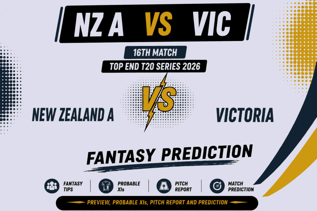 NZ A vs VIC Head to Head Record New Zealand A vs Victoria T20 Record