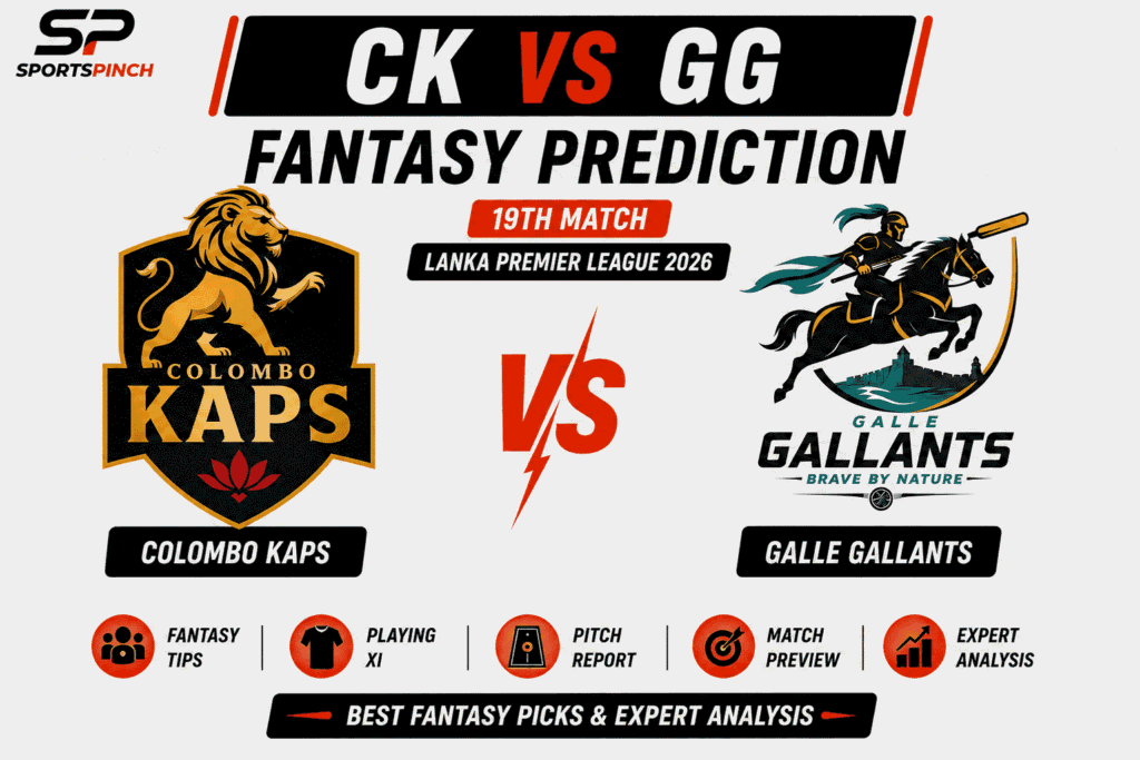 CK vs GG Head to Head Record Colombo Kaps vs Galle Gallants T20 Record