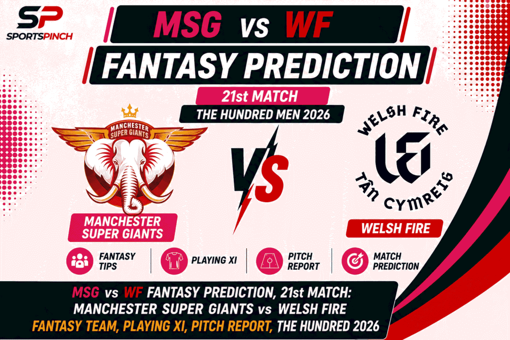 MSG vs WF Head to Head Record Manchester Super Giants vs Welsh Fire The Hundred Men Record