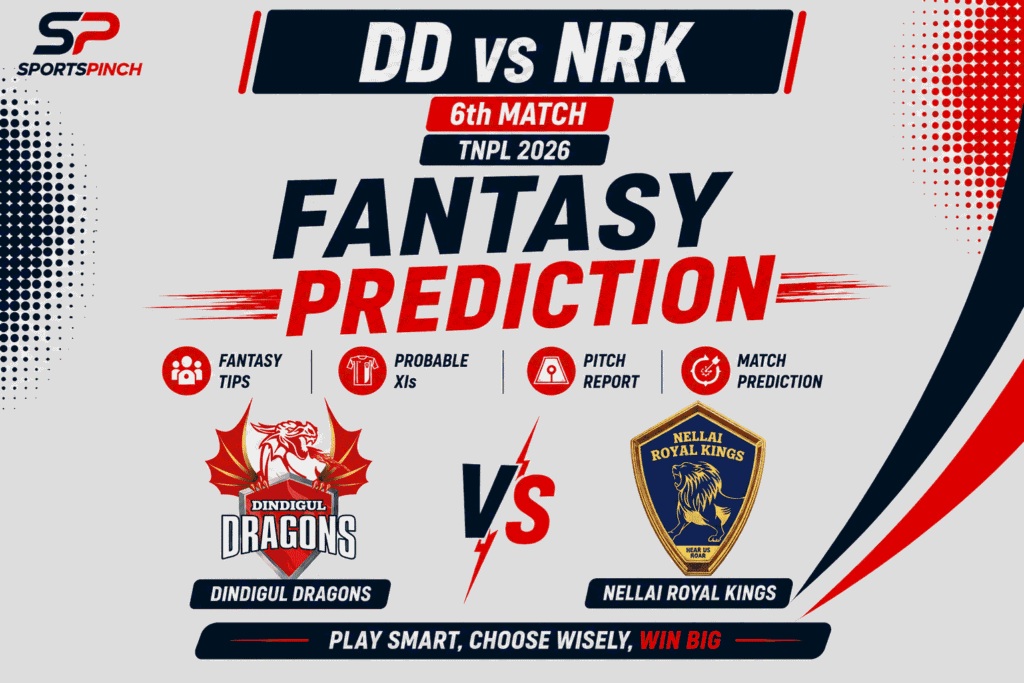 DD vs NRK Head to Head Record Dindigul Dragons vs Nellai Royal Kings T20 Record