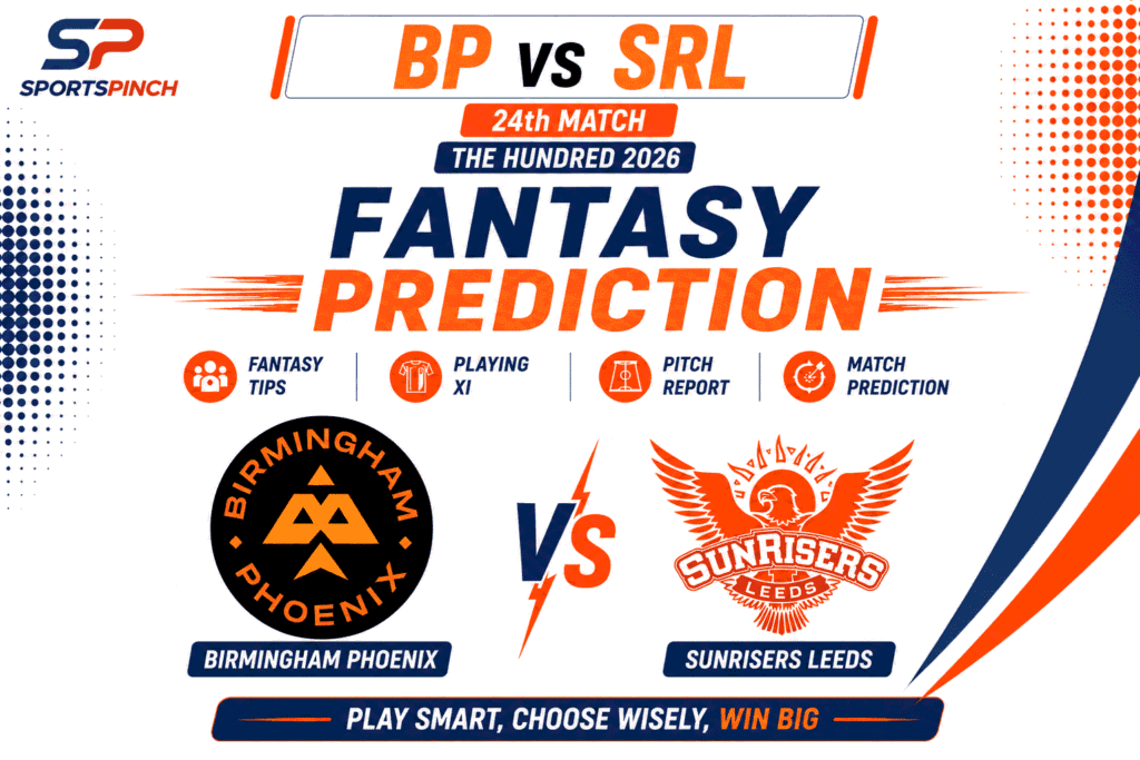 BP vs SRL Head to Head Record Birmingham Phoenix vs Sunrisers Leeds The Hundred Men Record