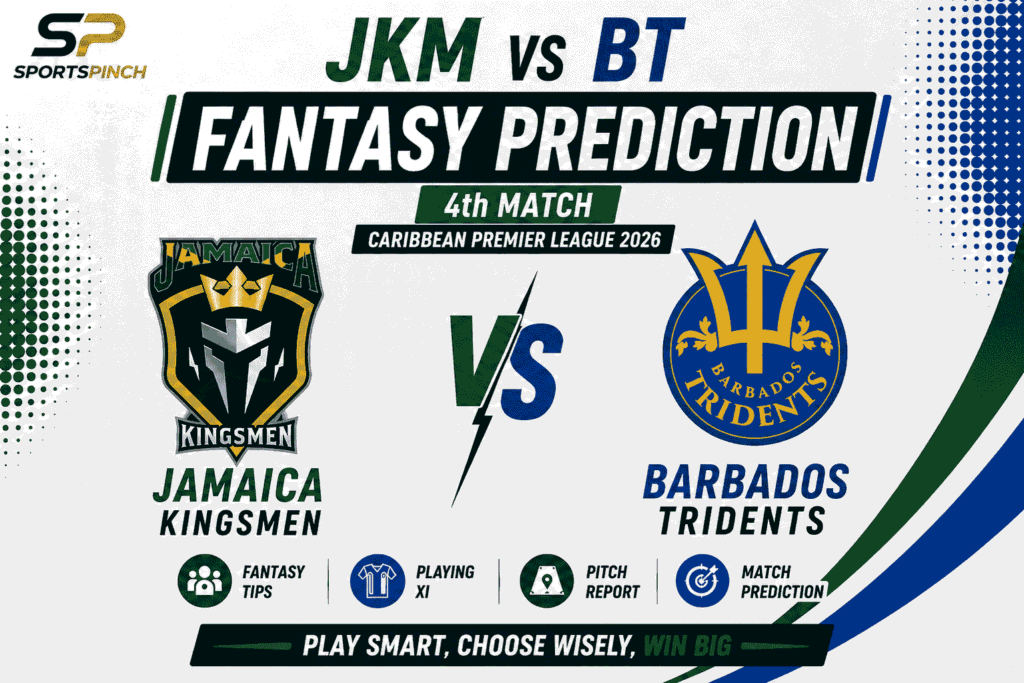 JKM vs BT Head to Head Record Jamaica Kingsmen vs Barbados Tridents T20 Record