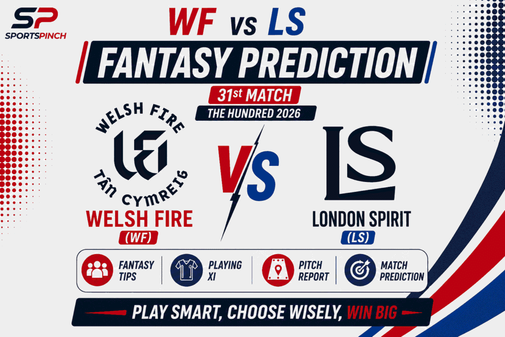 WF vs LS Head to Head Record Welsh Fire vs London Spirit The Hundred Men Record