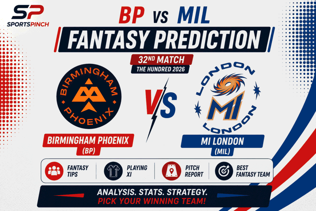 BP vs MIL Head to Head Record Birmingham Phoenix vs MI London The Hundred Men Record