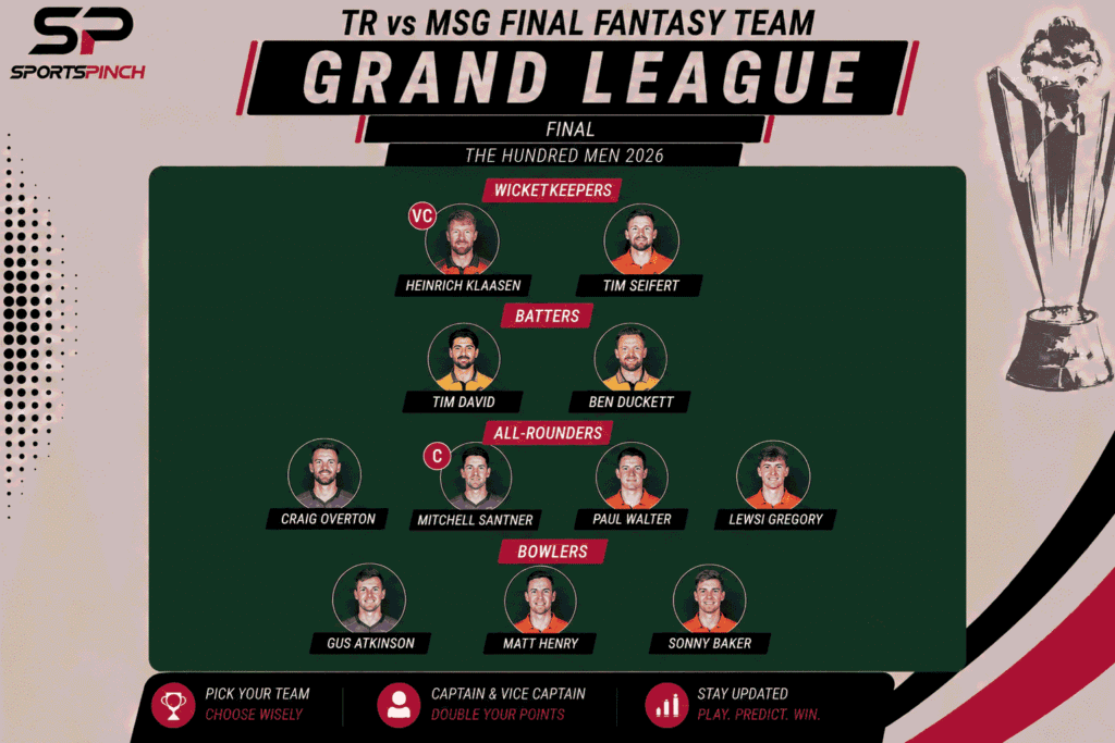 TR vs MSG Final Fantasy Team: Grand League