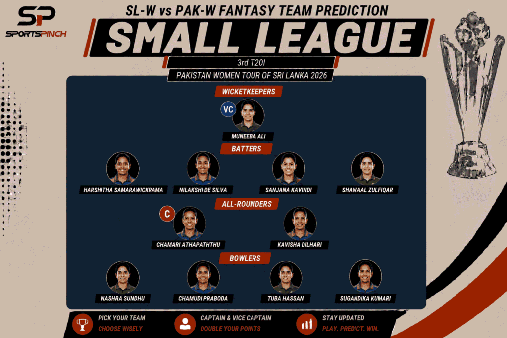 SL-W vs PAK-W Fantasy Prediction