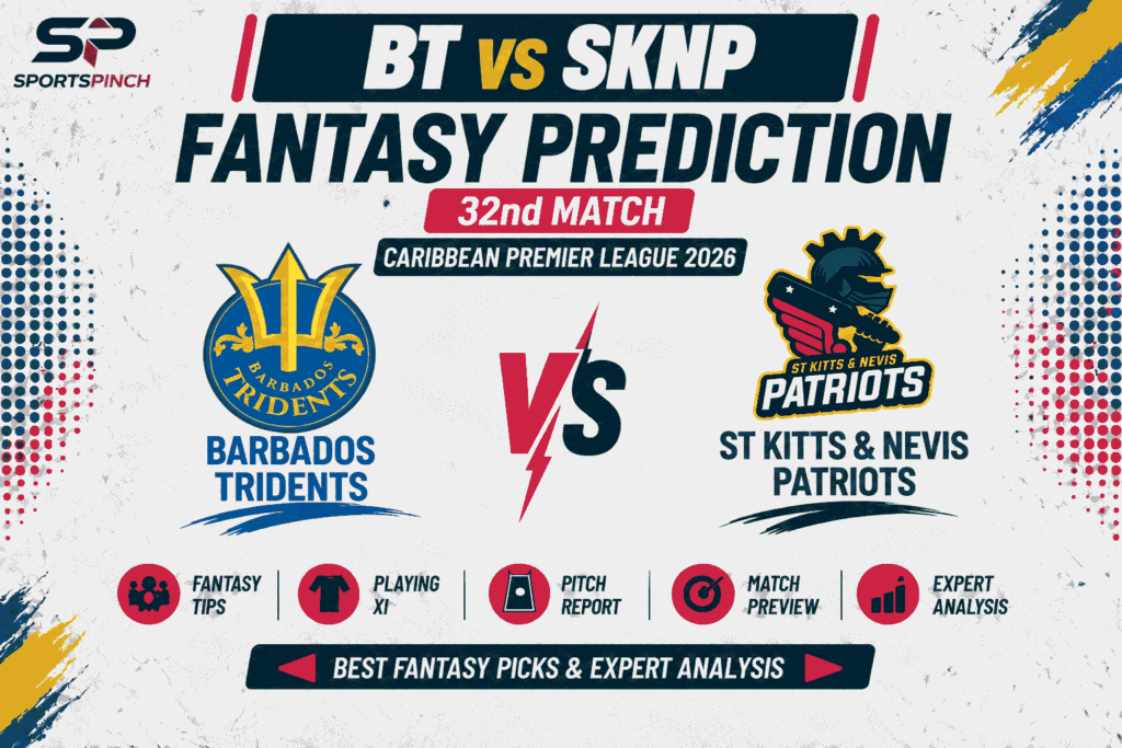 BT vs SKNP Head to Head Record Barbados Tridents vs St Kitts & Nevis Patriots T20 Record