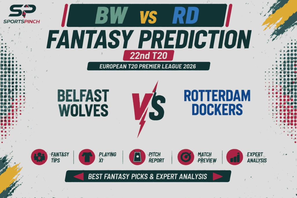 BW vs RD Head to Head Record Belfast Wolves vs Rotterdam Docker T20 Record