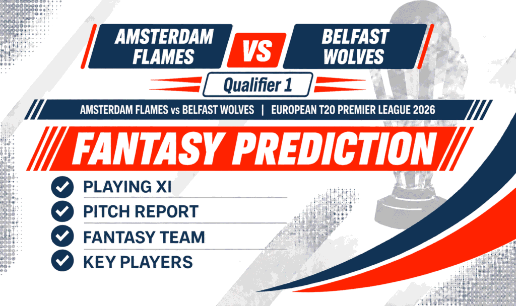 AF vs BW Head to Head Record Amsterdam Flames vs Belfast Wolves T20 Record