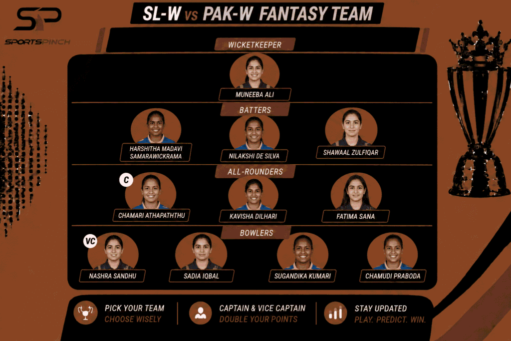 SL-W vs PAK-W 2nd Semi Final Fantasy Team
