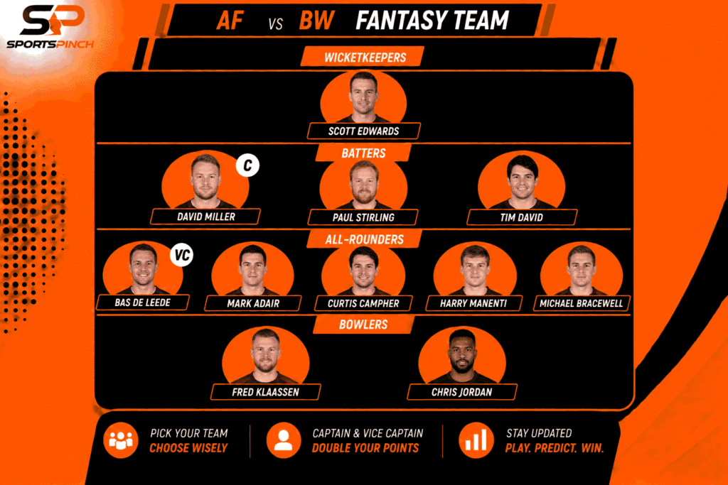 AF vs BW Fantasy Prediction