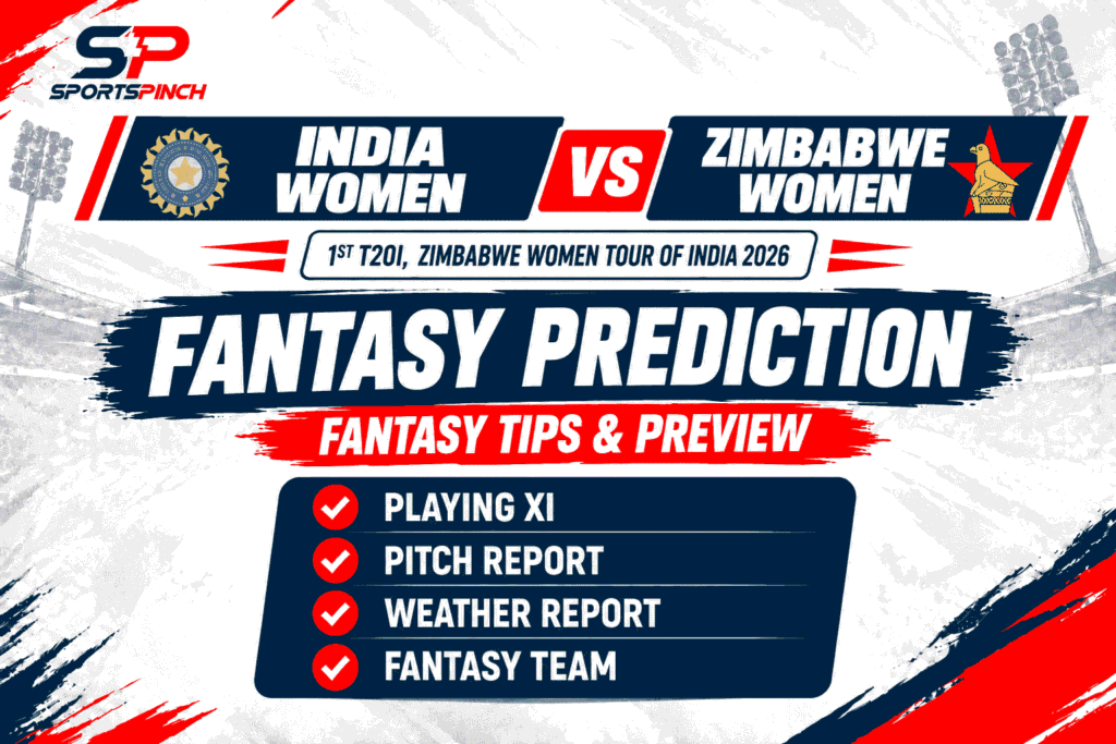 India Women vs Zimbabwe Women 1st T20I Fantasy Prediction 2026