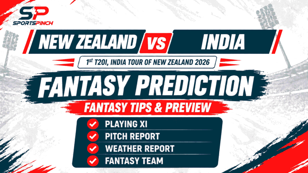 New Zealand vs India Fantasy Prediction 1st T20I 2026
