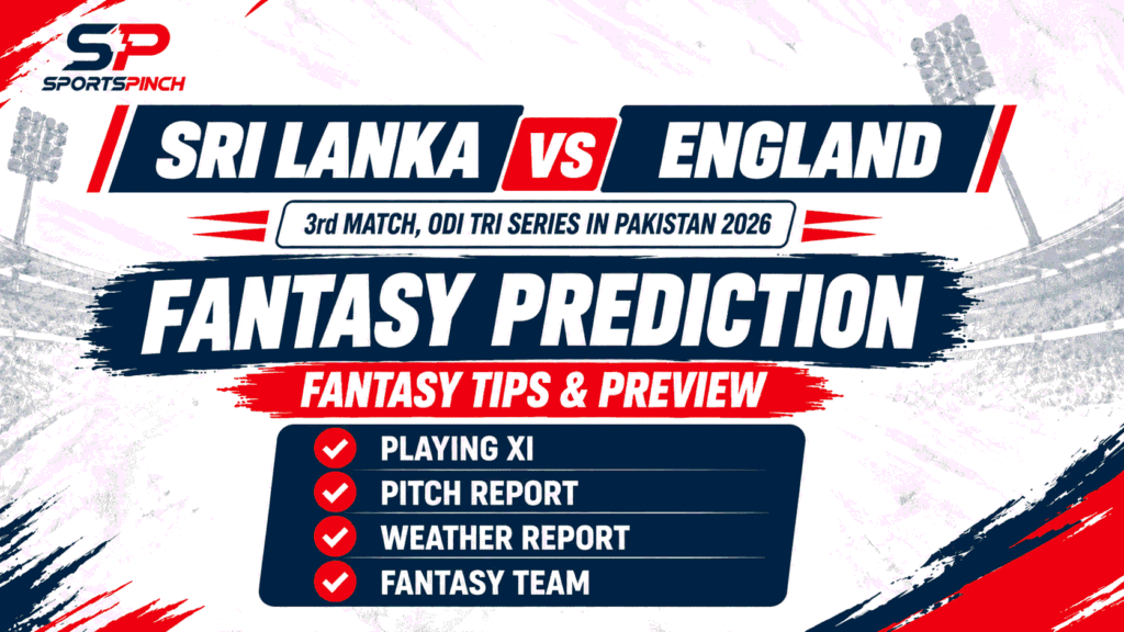 Sri Lanka vs England 3rd ODI Fantasy Prediction