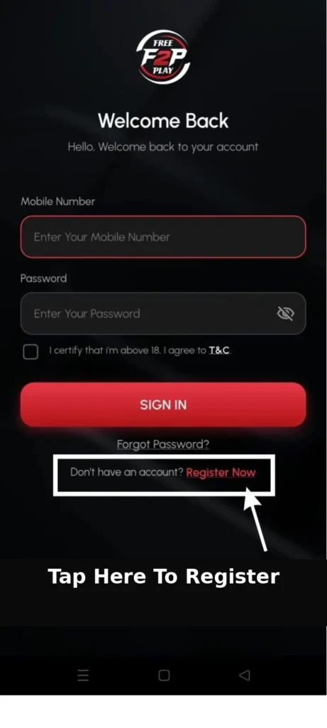 Free2Play App